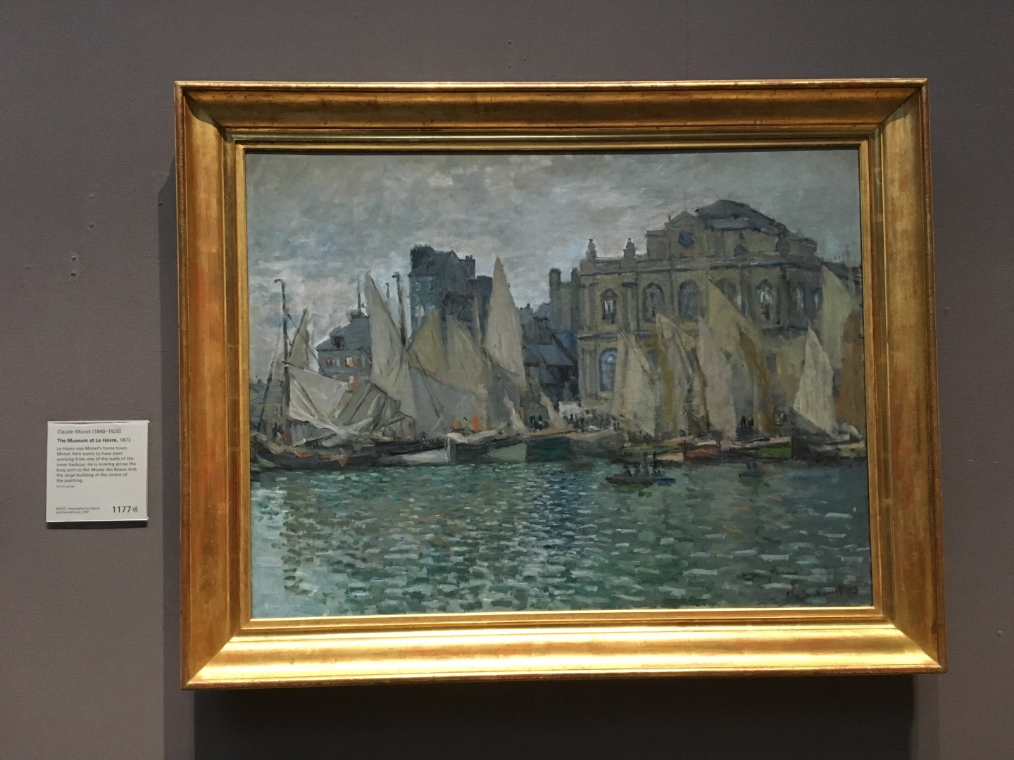 Claude Monet - The Museum at Le Havre