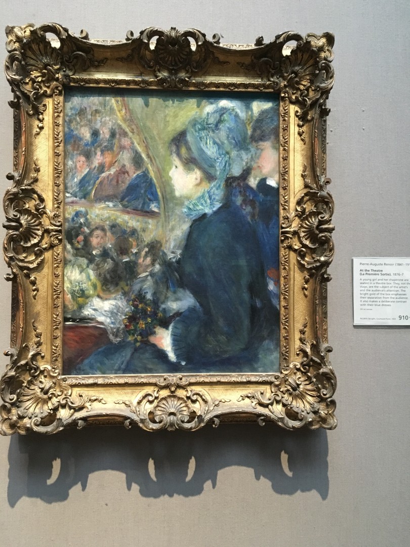 Pierre-Auguste Renoir - At the Theatre - La Premiere Sortie