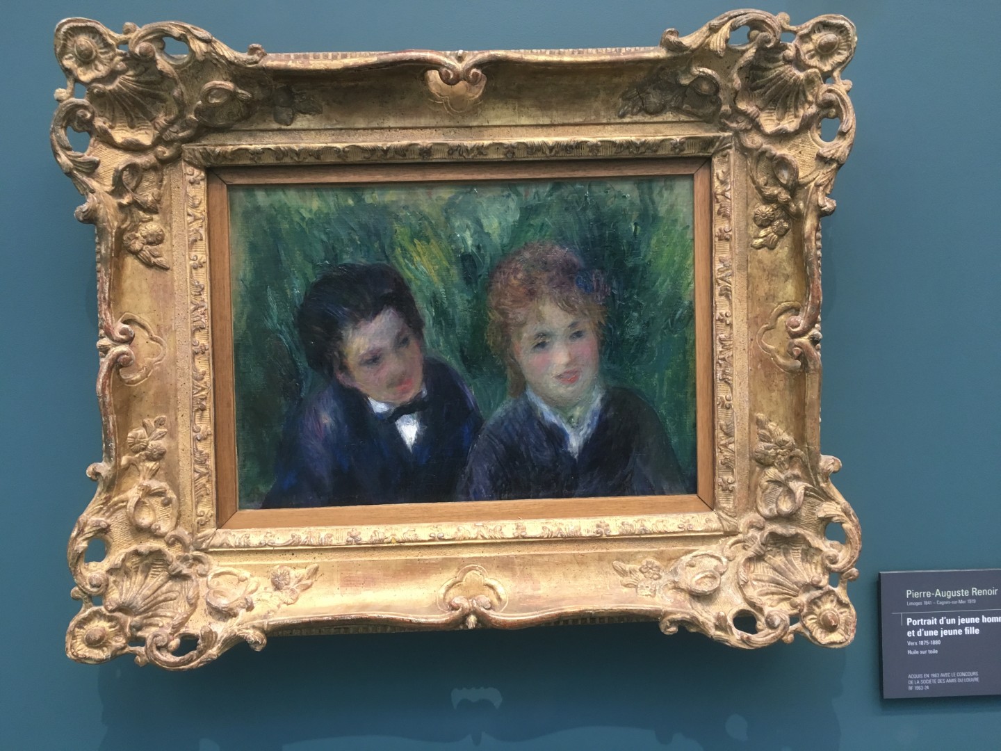Pierre-Auguste Renoir Portrait d'un jeuene homme et d'une jeune fille