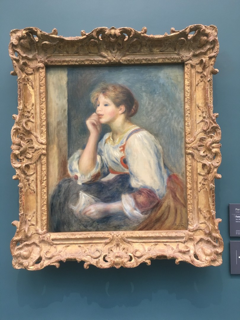 Pierre-Auguste Renoir Femme  la lettre