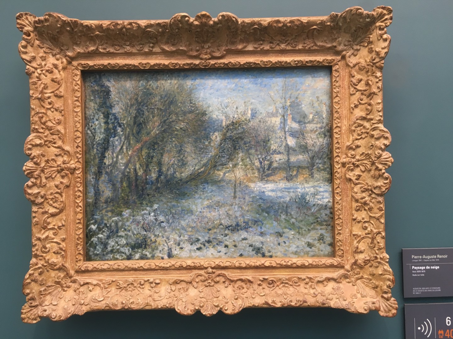 Pierre-Auguste Renoir Paysafe de neige