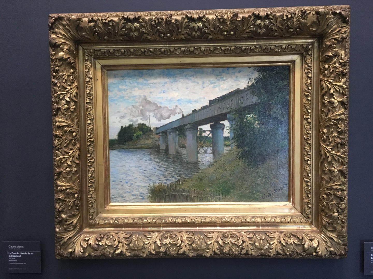 Claude Monet Le Pont du chemin de fer  Argenteuil