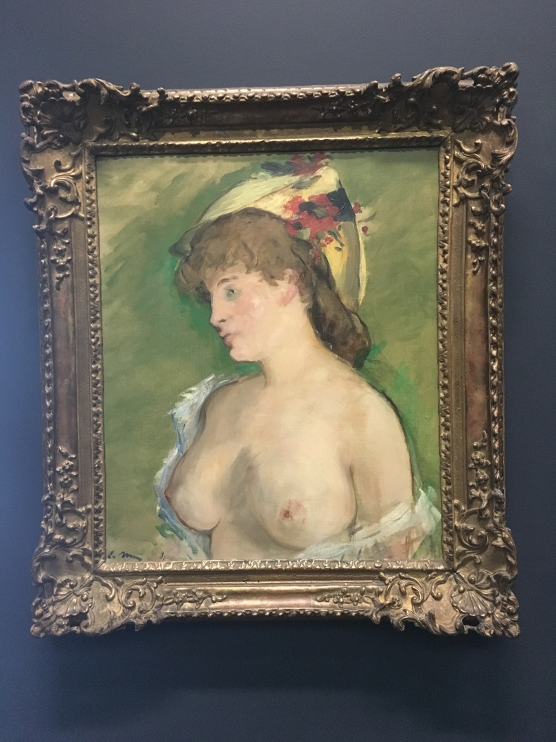 douard Manet La Blonde aux seins nus