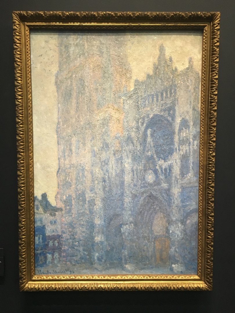 Claude Monet Le Cathdrale de Rouen Le portail et la tour d'Albane, plein soleil, dit aussi Harmonie bleue et or