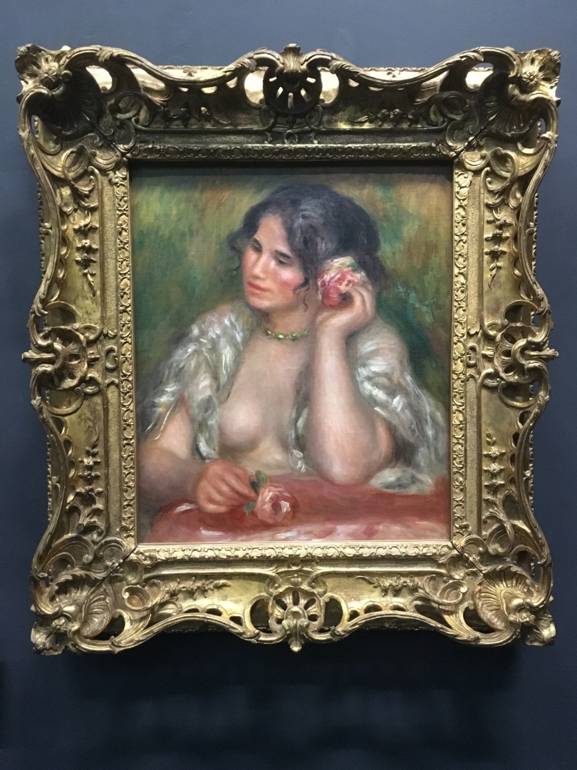 Pierre-Auguste Renoir Gabrielle  la rose