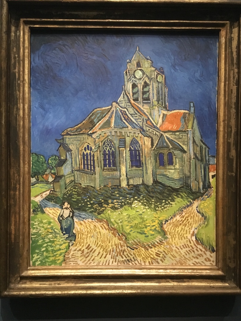 Vincent Van Gogh L'glise d'Auvers-sur-Oise, vue du chevet