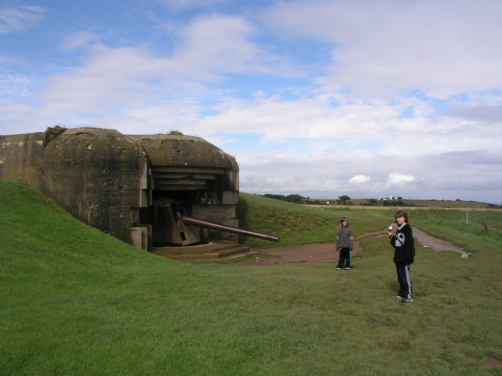 CJ and Robby with one of the four long guns