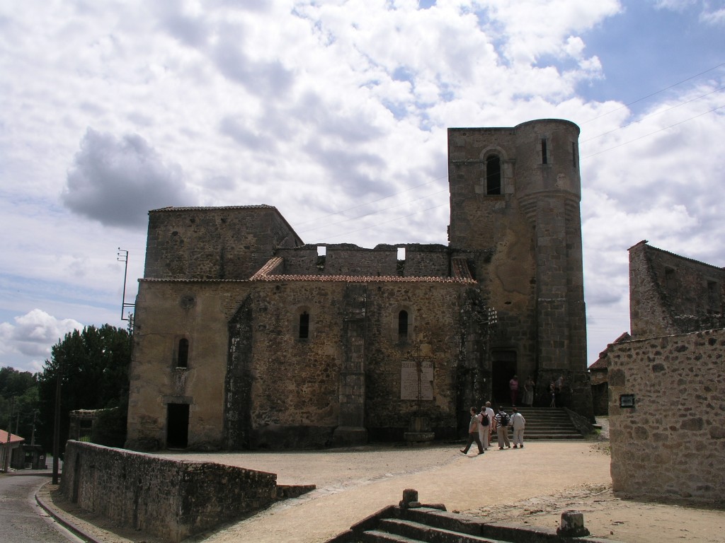 Oradour-sur-Glane - the church