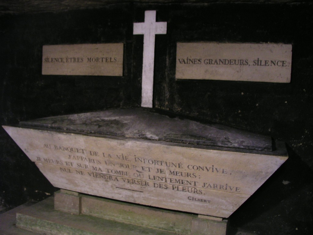 Altar in the Catacombs of Paris