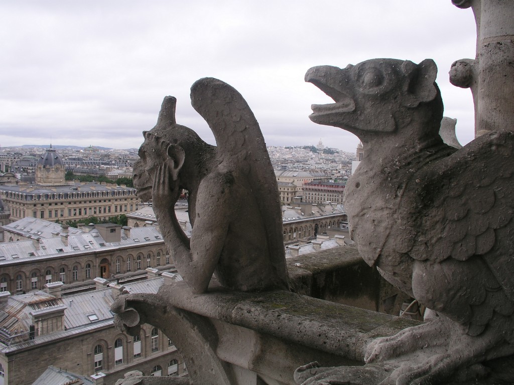 Monkey and Eagle Gargoyle