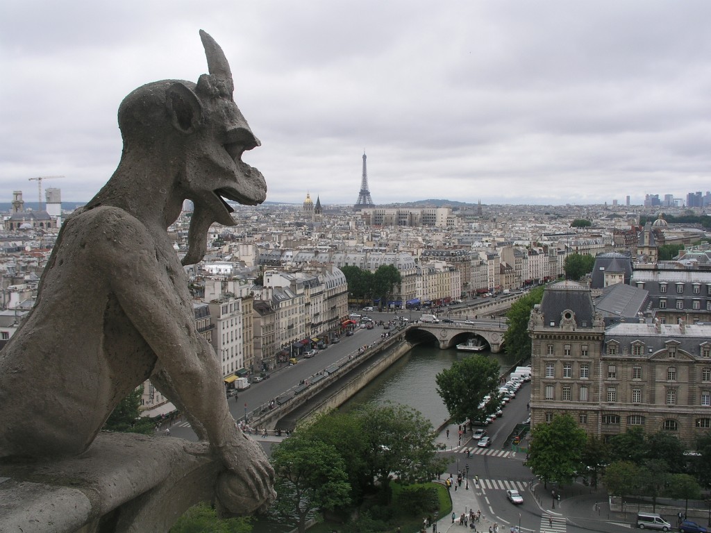 Notre Dame gargoyle