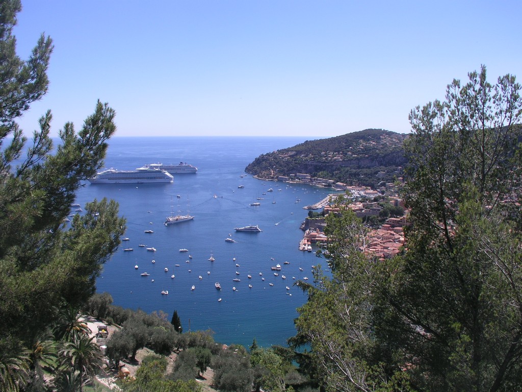 Villefrance-sur-Mer from the Middle Cornice